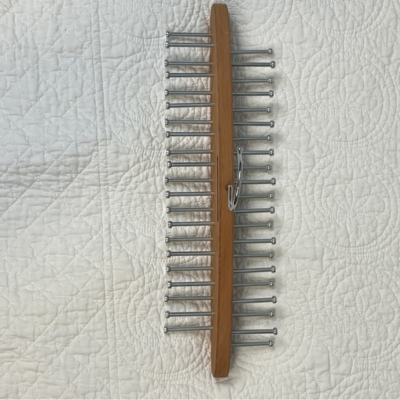 Container Store 42-Peg Cedar Tie Hanger - Picture 5 of 9